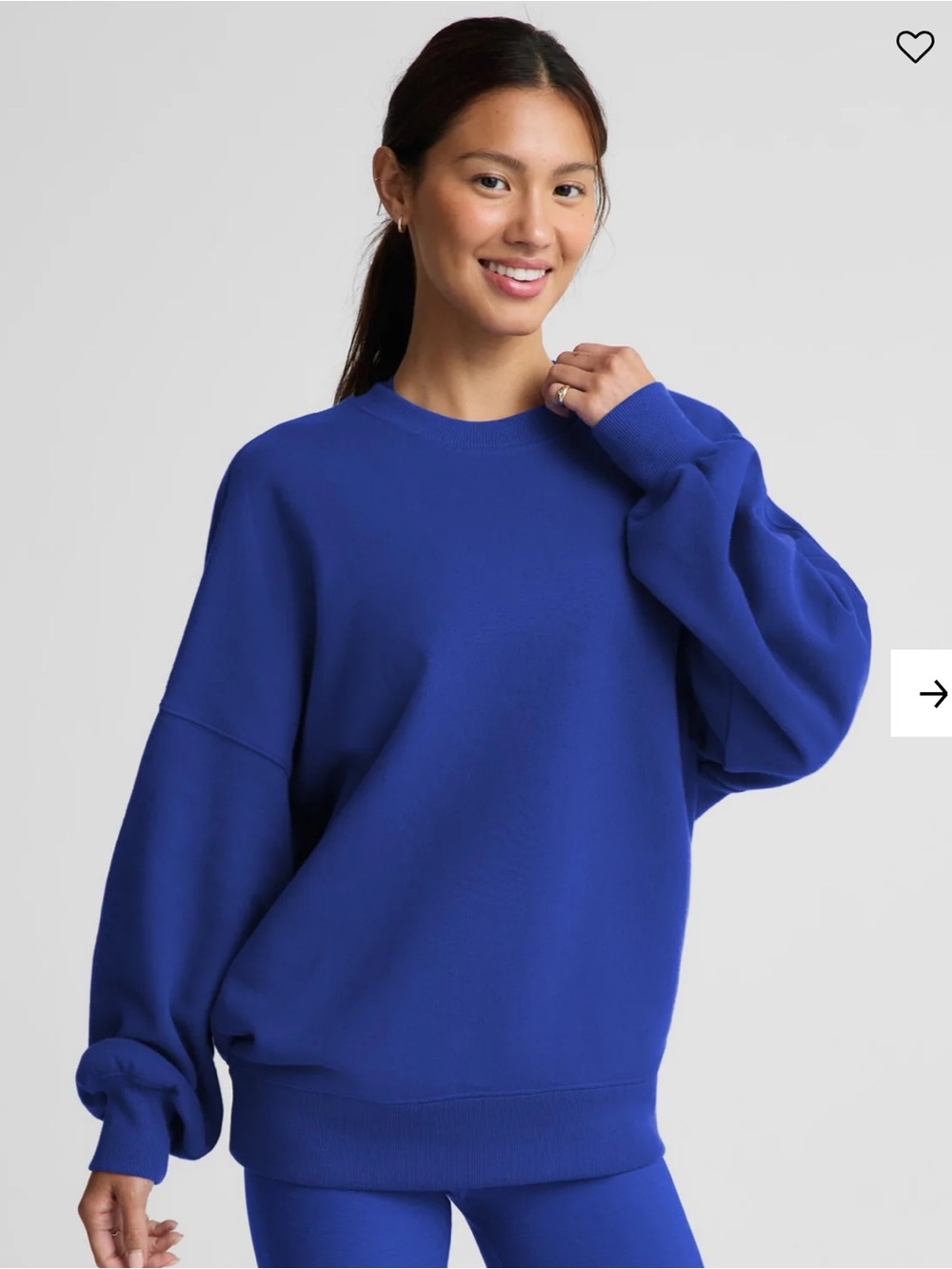 Beyond Yoga Luxe Fleece 2.0 Oversized Crewneck